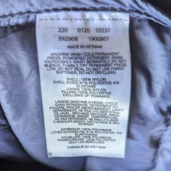 Columbia Blue Women's Vest Size Large - Light, Warm, Packable, Floral, Pockets - Picture 10 of 10